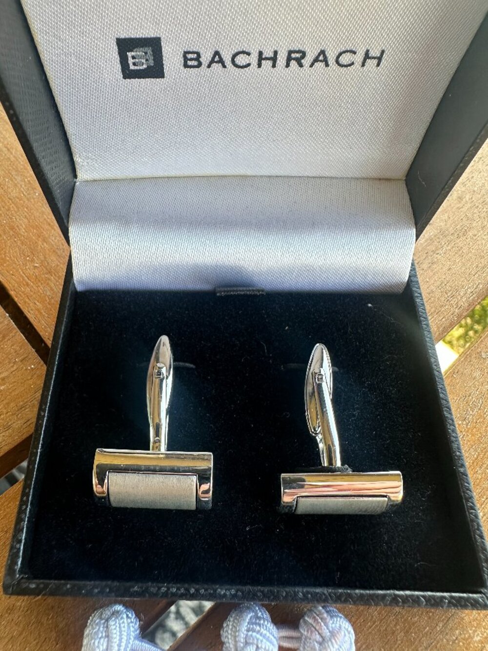 Women's Bachrach Cuff Links Two Tone
